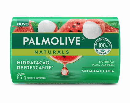 Sabonete Palmolive Naturals Hidratação Refrescante Melancia e Lichia 85g