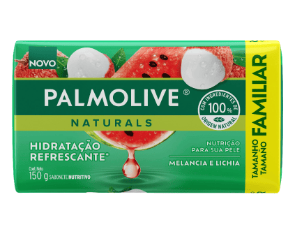Sabonete Palmolive Naturals Hidratação Refrescante Melancia e Lichia 150g