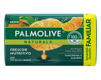 Sabonete Palmolive Naturals Frescor Nutritivo Tangerina e Alecrim 150g