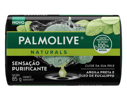 Sabonete Palmolive Naturals Sensação Purificante Argila Preta e Óleo de Eucalipto 85g