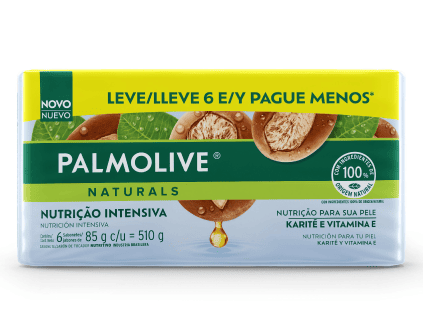 Sabonete Palmolive Naturals Nutrição Intensiva Karité e Vitamina E 85g (Leve 6 Pague Menos)
