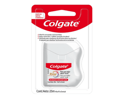 Fita Dental Colgate Total Encerado 25m