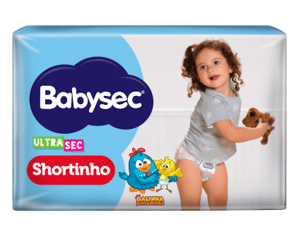 Fralda Babysec Ultrasec Shortinho Jumbinho XXG (12 unidades)