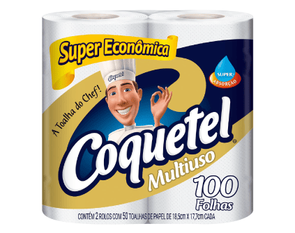 Toalha de Papel Coquetel 2×50 unidades