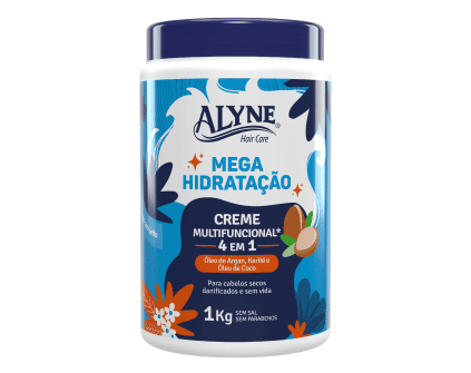 Creme Multifuncional Alyne 4 em 1 Mega Hidratação 1kg