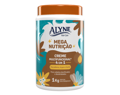 Creme Multifuncional Alyne 4 em 1 Mega Nutrição 1kg