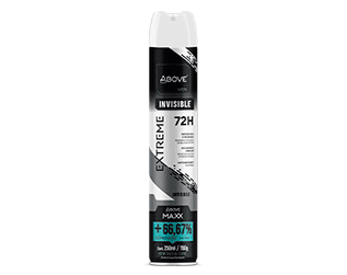 Desodorante Antitranspirante Above Maxx Extreme Invisible (M) 250ml