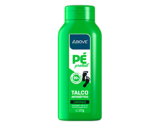 Talco Antisseptico para os Pés Above Pé Proctect Canforado 100g